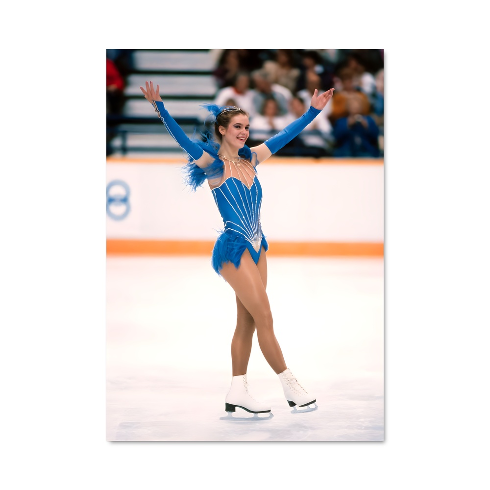 Poster Katarina witt patineuse